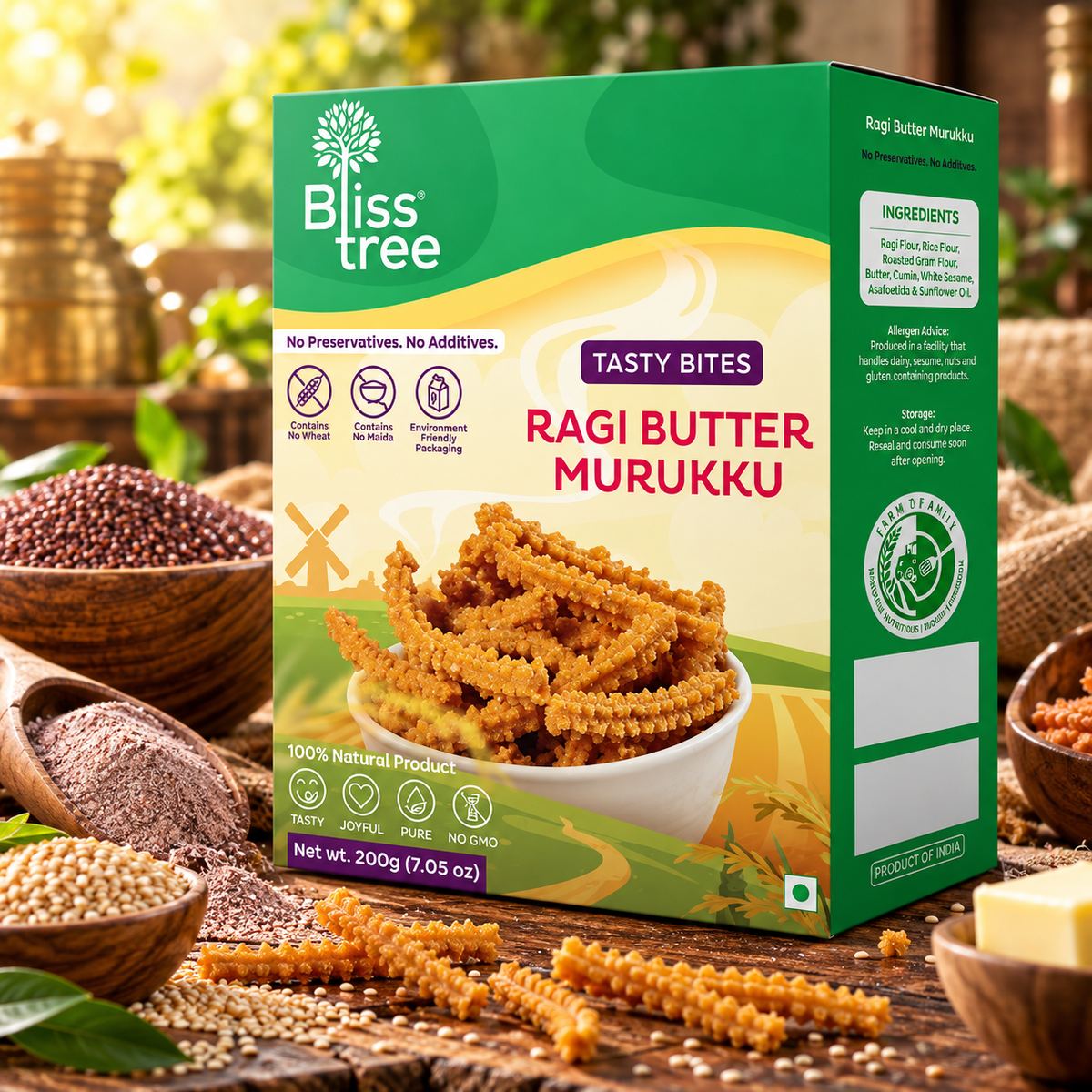 Ragi Butter Murukku 200g