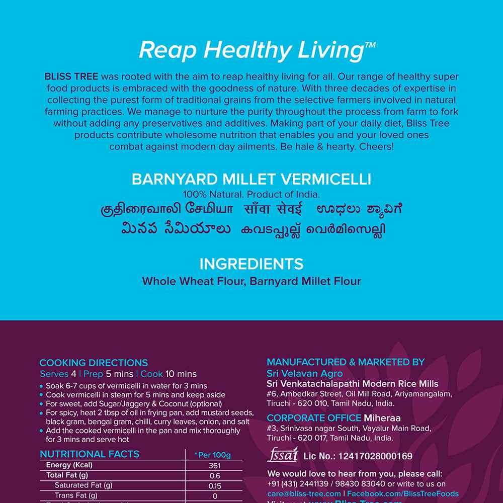 Barnyard Millet Vermicelli