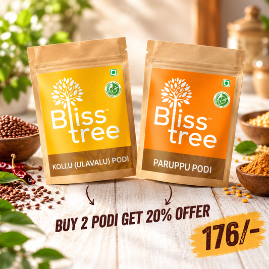 buy 2 podi get 20% offer