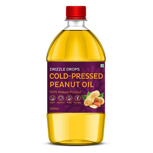 Cold-Pressed Peanut Oil - Extra Virgin & Full Wooden Extraction 5L