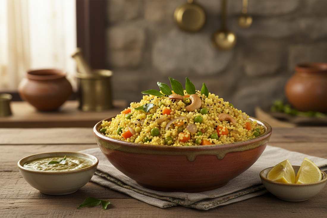 Foxtail Millet Upma Recipe