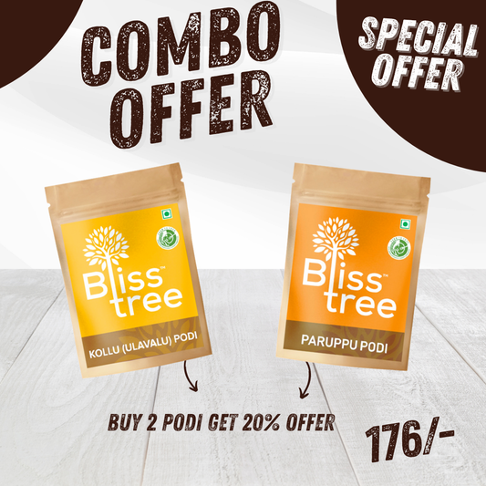 buy 2 podi get 20% offer