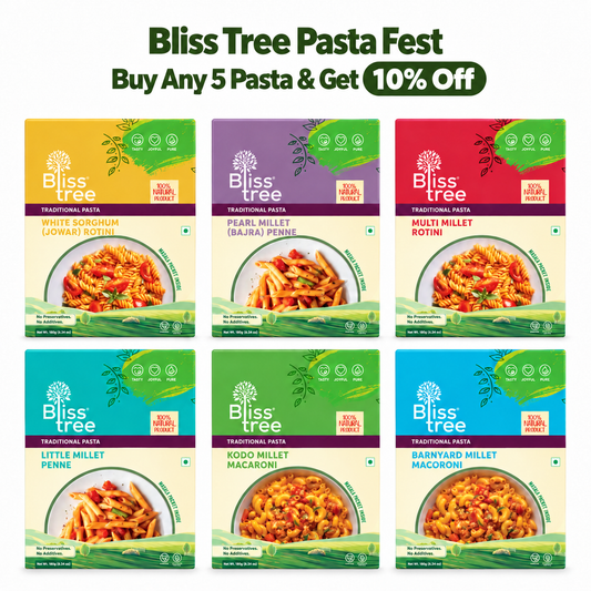 Buy Any 5 Packs of Millet Pasta & Get 10% OFF!