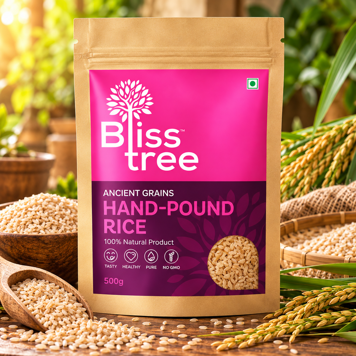 Hand Pound Rice (Kaikuthal Arisi)