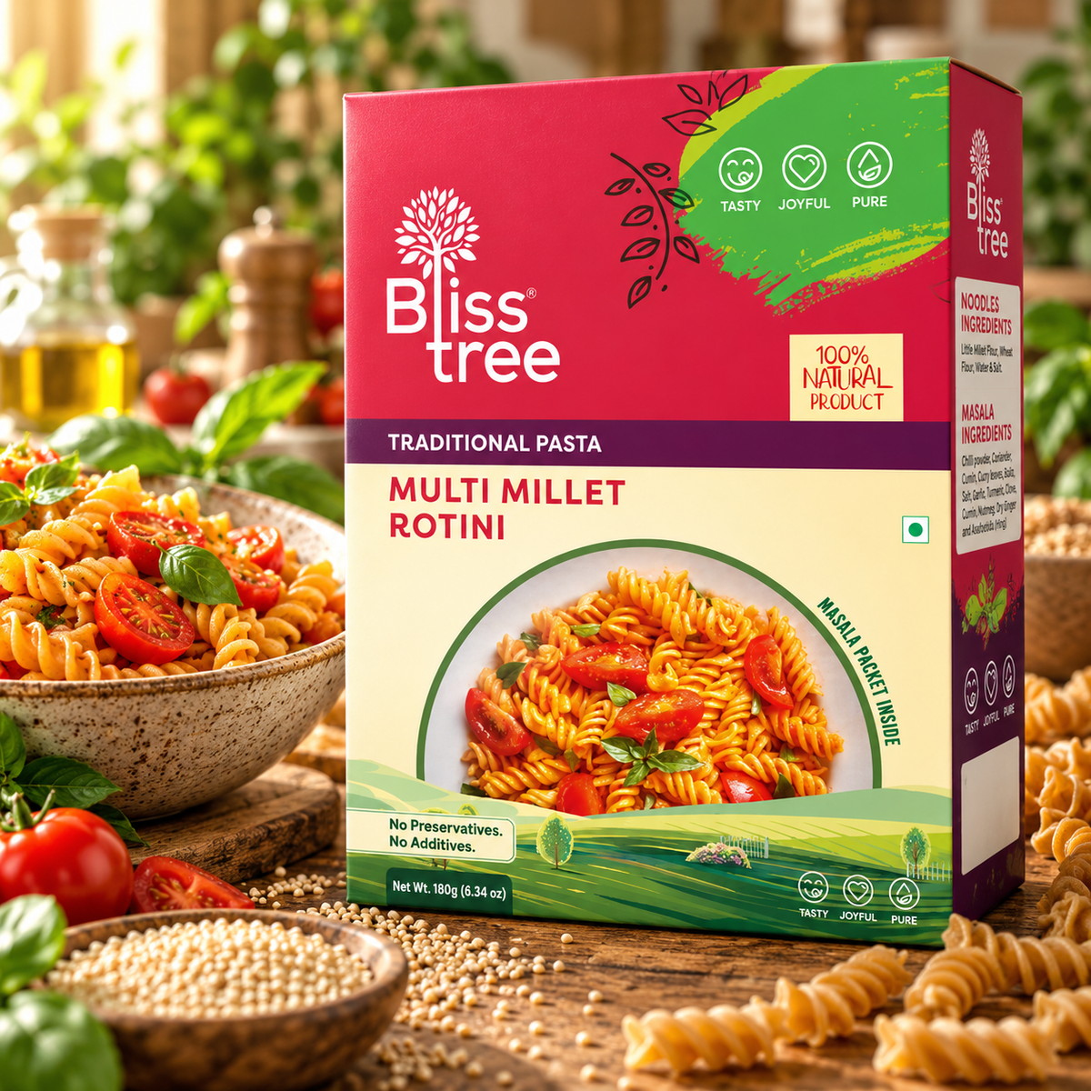 Buy Any 5 Packs of Millet Pasta & Get 10% OFF!