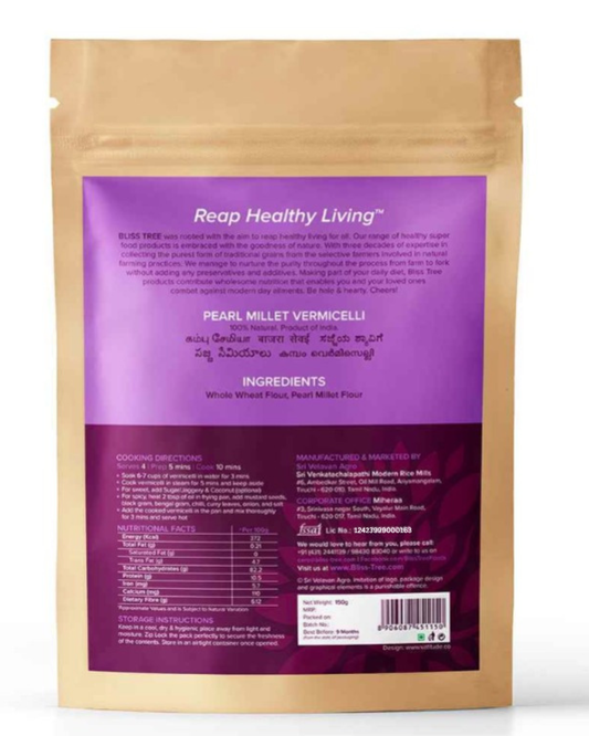 Pearl Millet Vermicelli