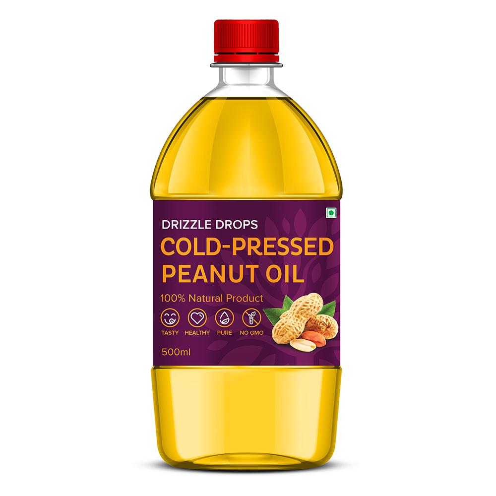 Cold pressed peanut oil pure and natural for healthy cooking